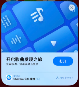 普宁苹果14维修站分享iPhone14音乐识别功能使用方法 